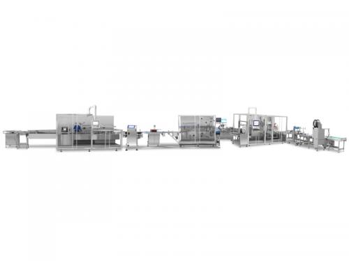 Bottle Cartoning, Bundling and Case Packing Production Line -एचआरजी सीलोंग