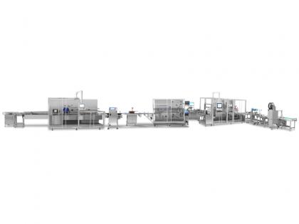 Bottle Cartoning, Bundling and Case Packing Production Line -एचआरजी सीलोंग